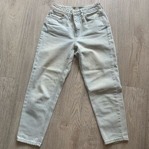 Topshop high rise mom jeans